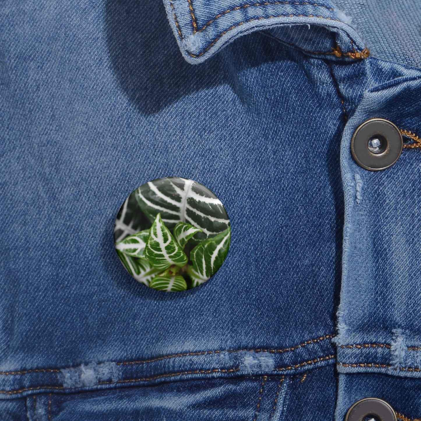 Zebra Plant Button